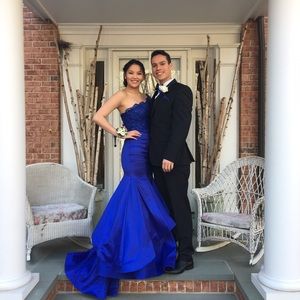 Gorgeous Dark Navy Prom Dress